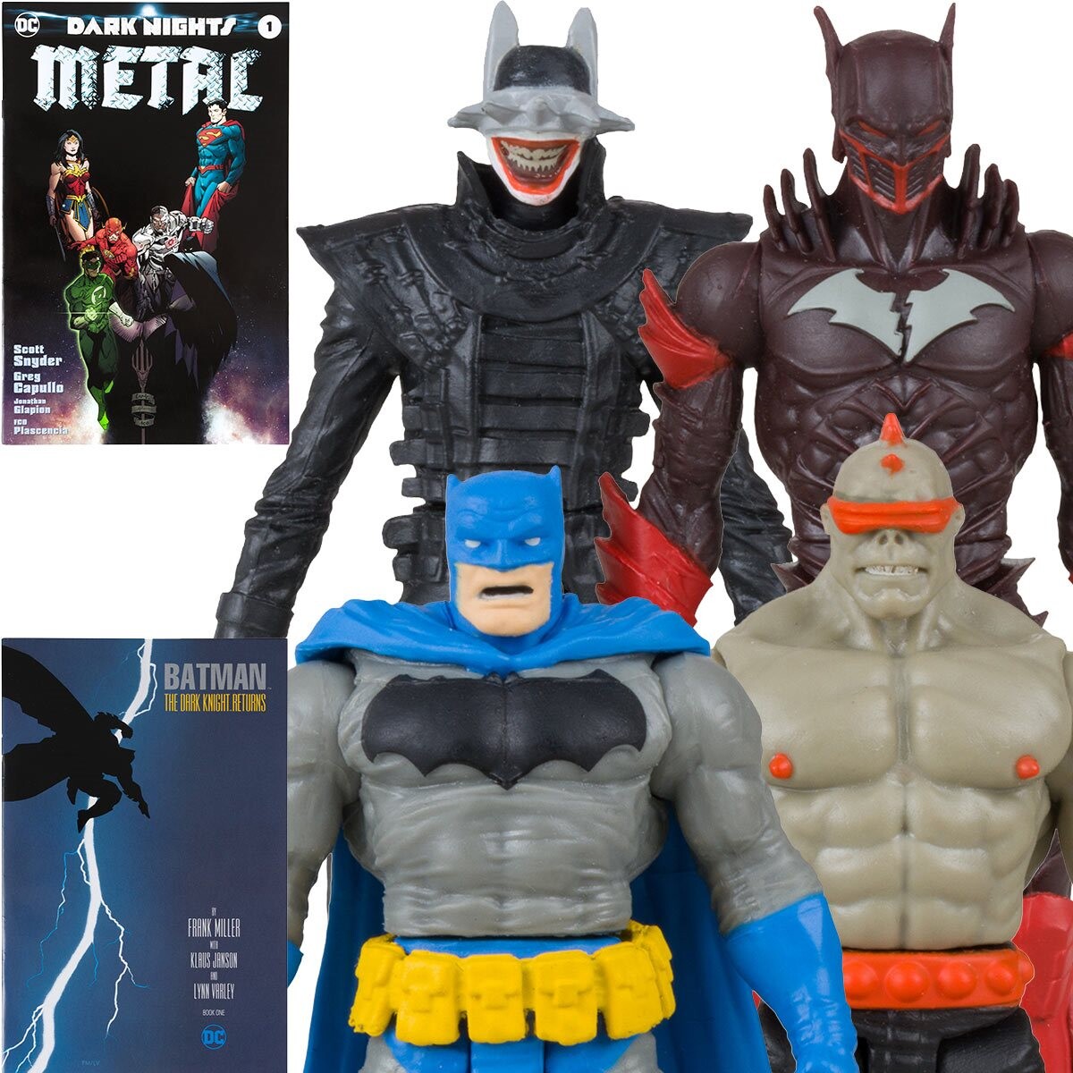 

Фигурка DC Page Punchers The Dark Knight Returns and Dark Nights Metal 3-Inch Action Figure 2-Pack with Comic Case of 6