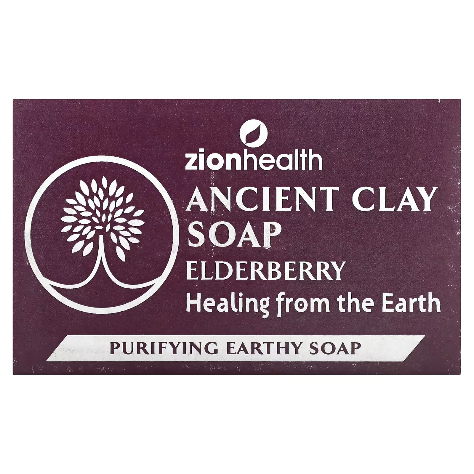 Мыло Zion Health Ancient Clay с бузиной, 6 унций (170 г) zion health ancient clay soap активированный уголь 170 г 6 унций
