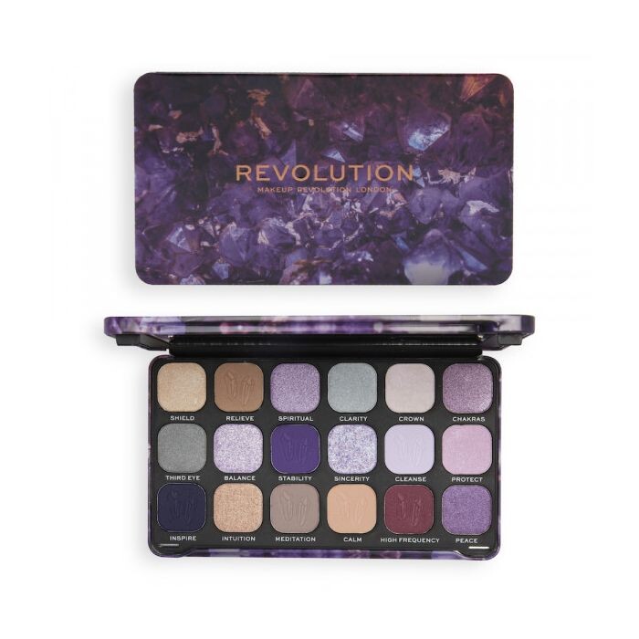 

Тени для век Crystal Aura Forever Flawless Paleta de Sombras Revolution, Amethyst