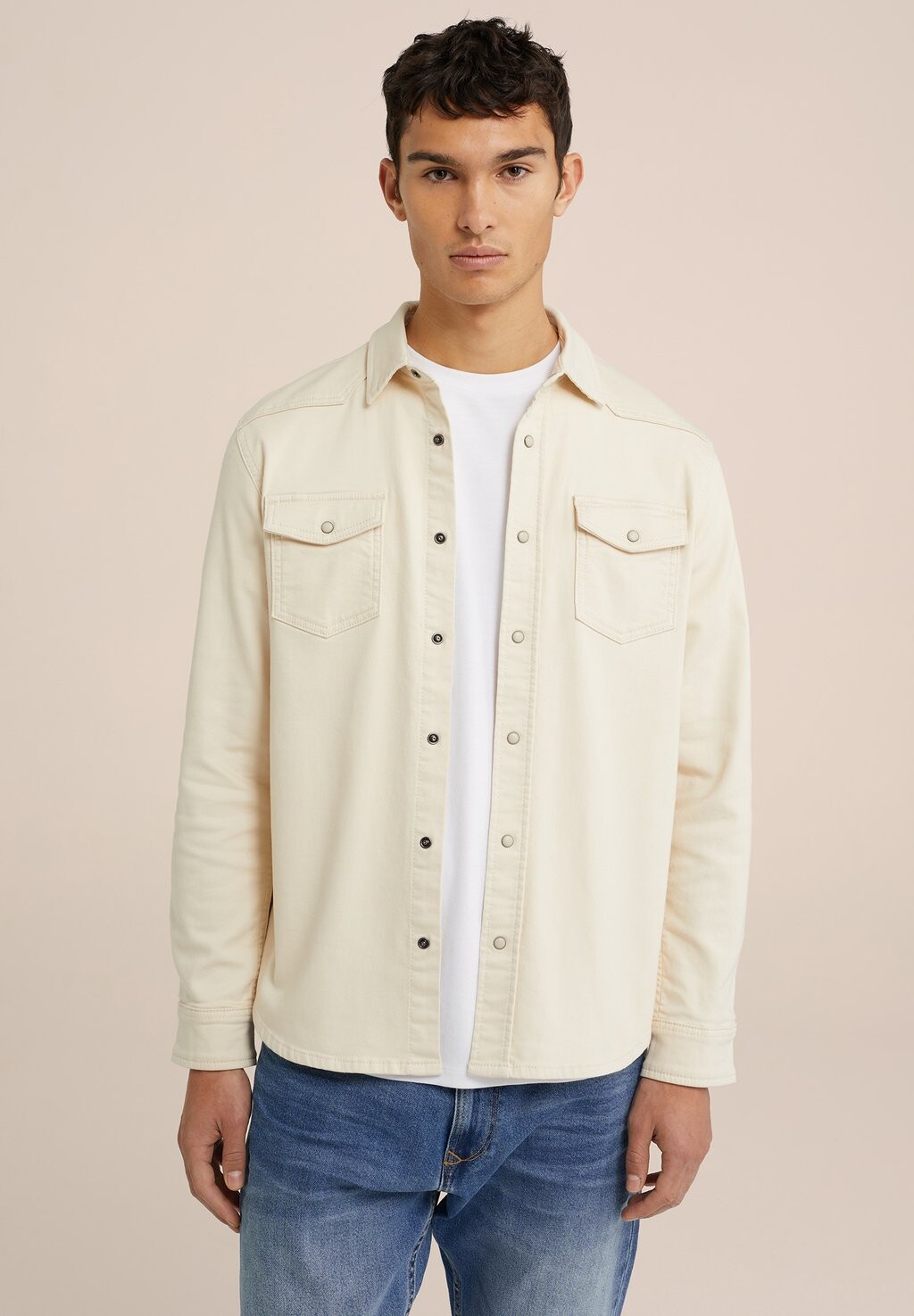 

Рубашка WE Fashion, крем