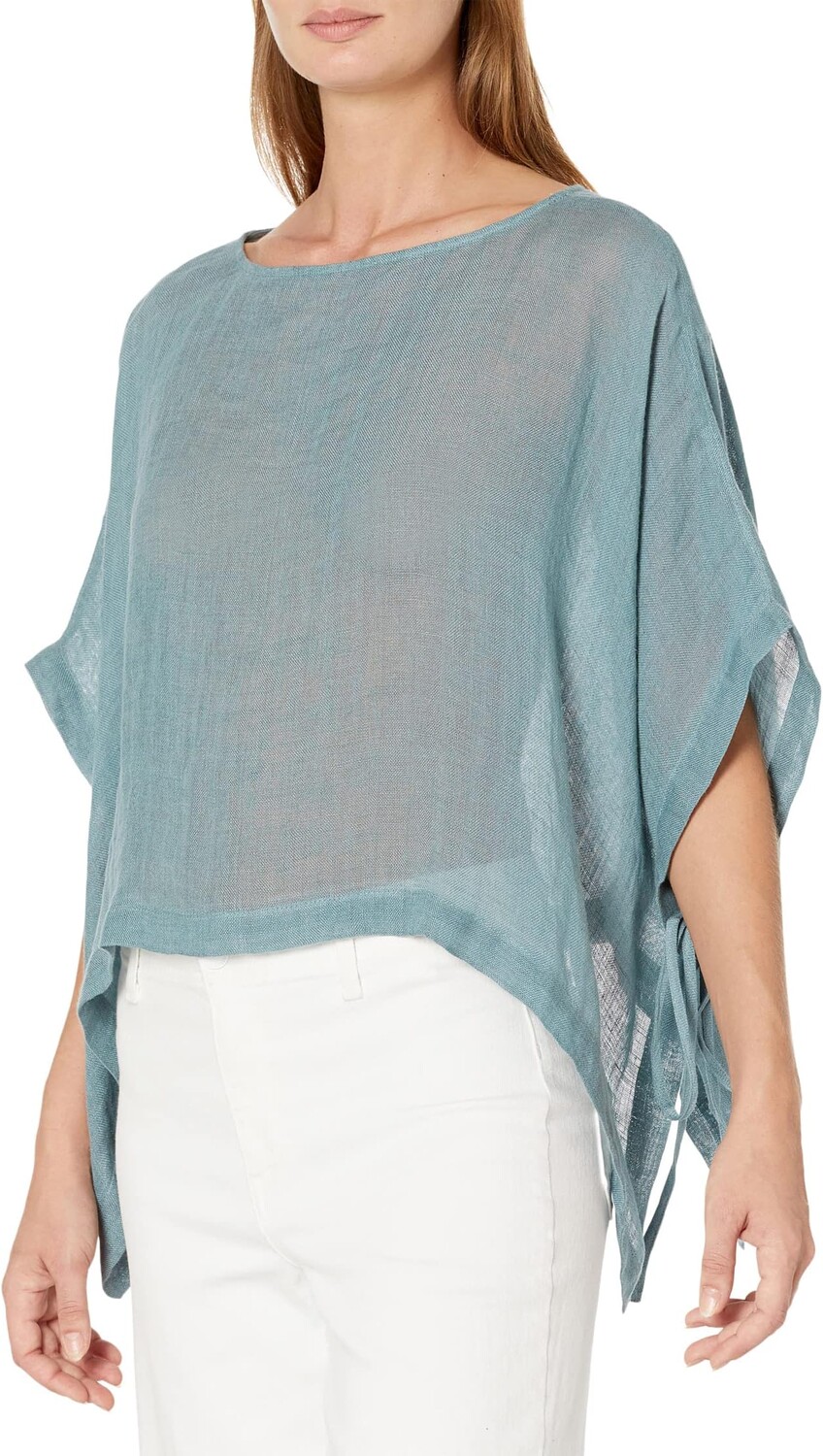 

Пончо Poncho Eileen Fisher, цвет Nile