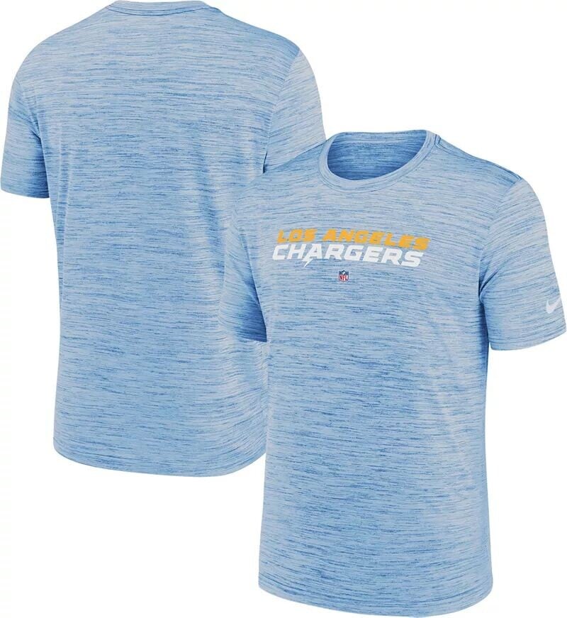 

Мужская синяя футболка Nike Los Angeles Chargers Sideline Velocity