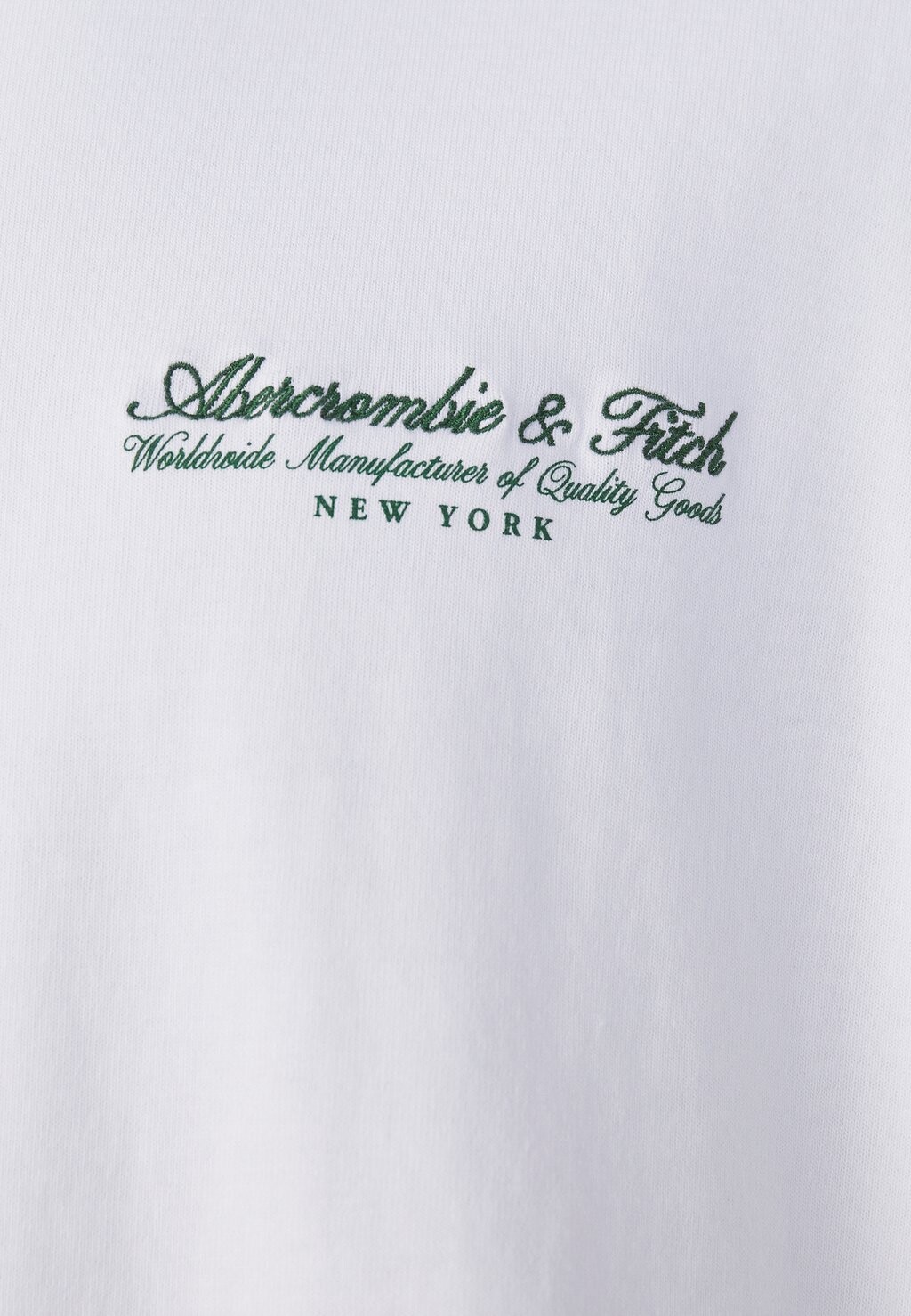 

Базовая футболка PREMIUM POLISH LOGO Abercrombie & Fitch, белый