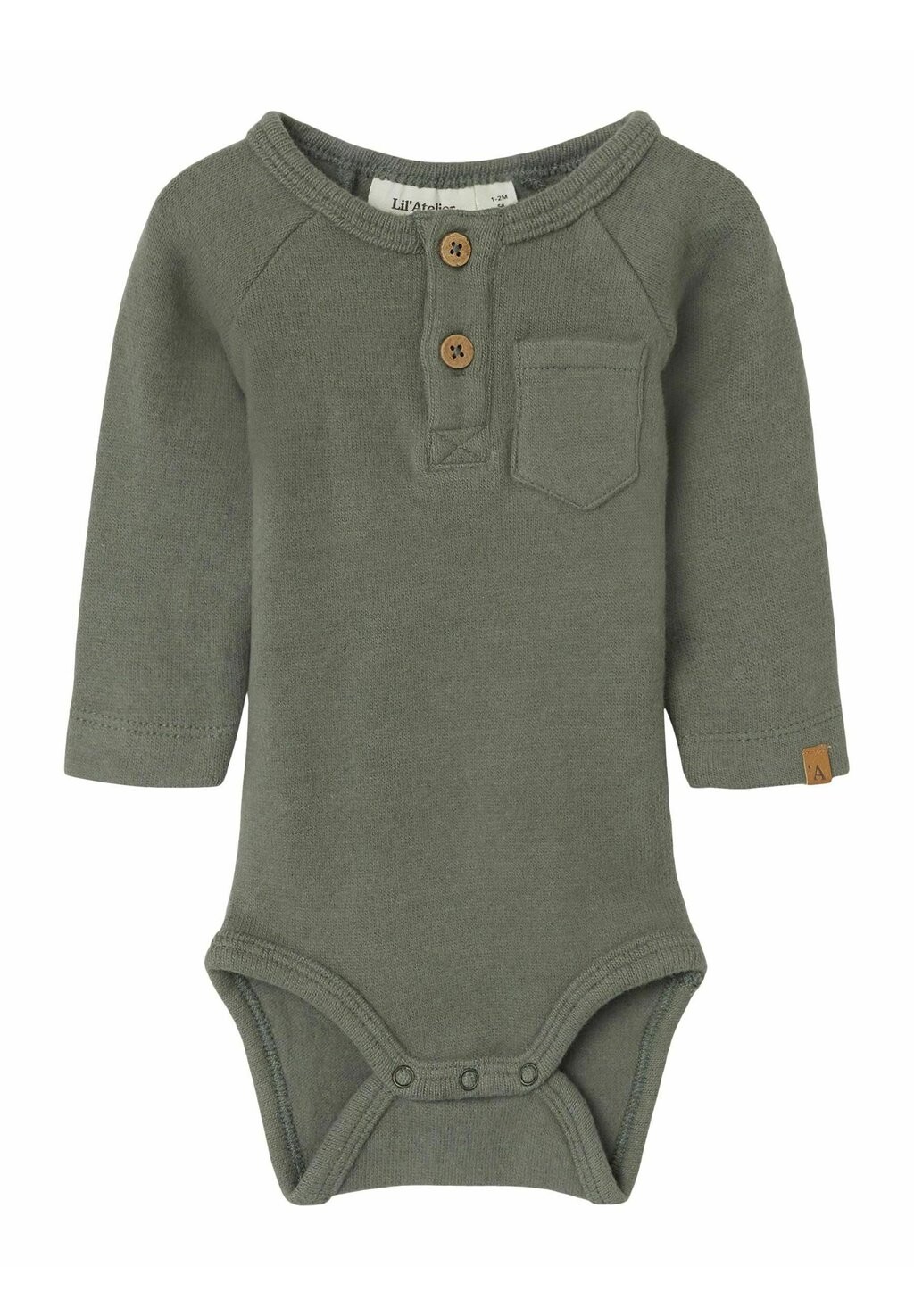 

Боди STRAMPLER LANGARM Lil' Atelier, цвет agave green