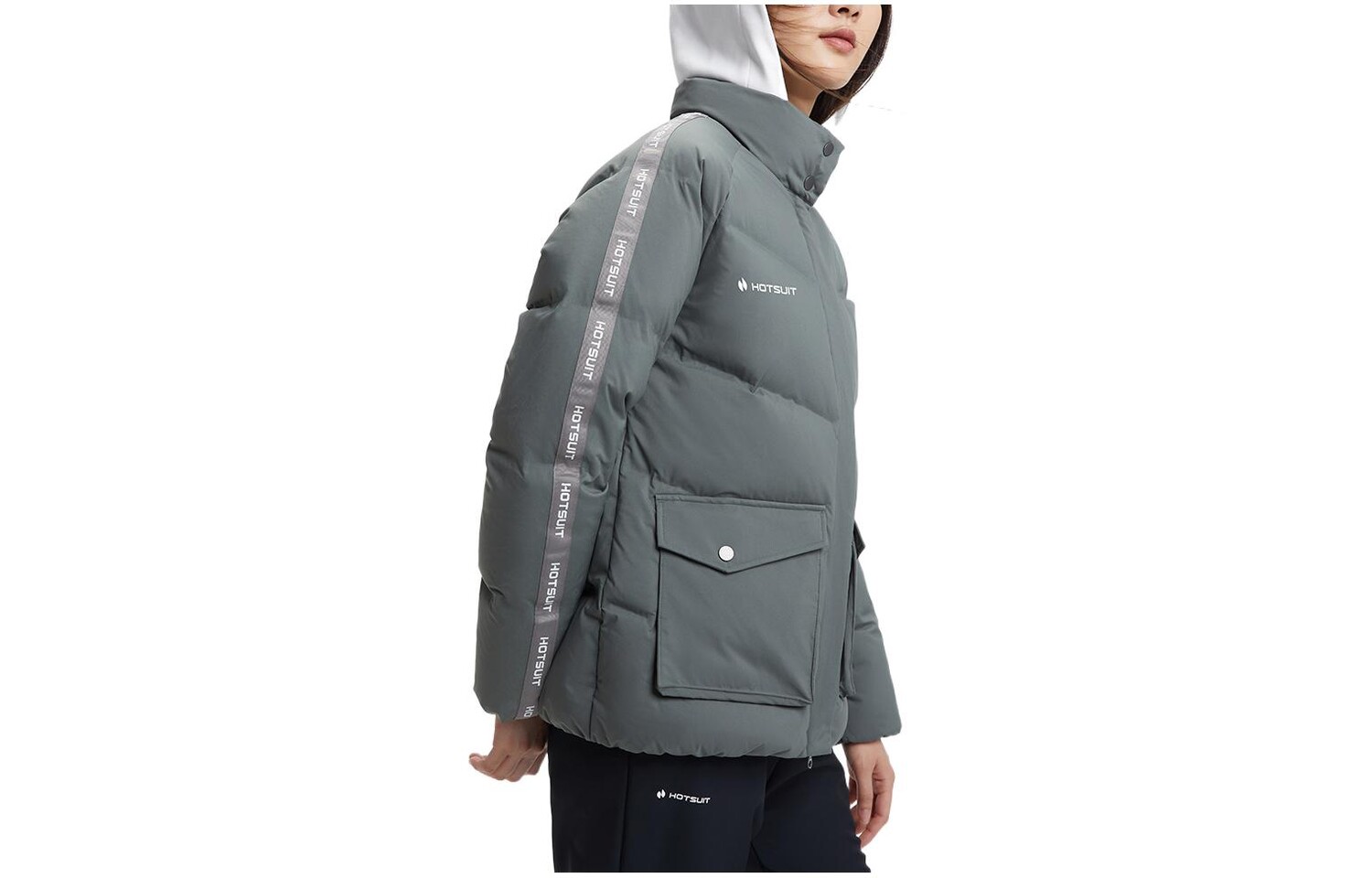 

Пуховик женский Hotsuit, цвет Castor ash