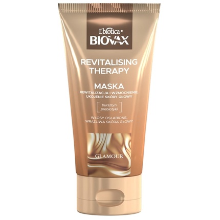 L'biotica Biovax Glamour Восстанавливающая терапевтическая маска для волос 150 мл