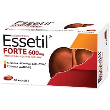 Пищевая добавка Эссенциале Макс 30 капсул с холином 600 мг, Essetil Forte