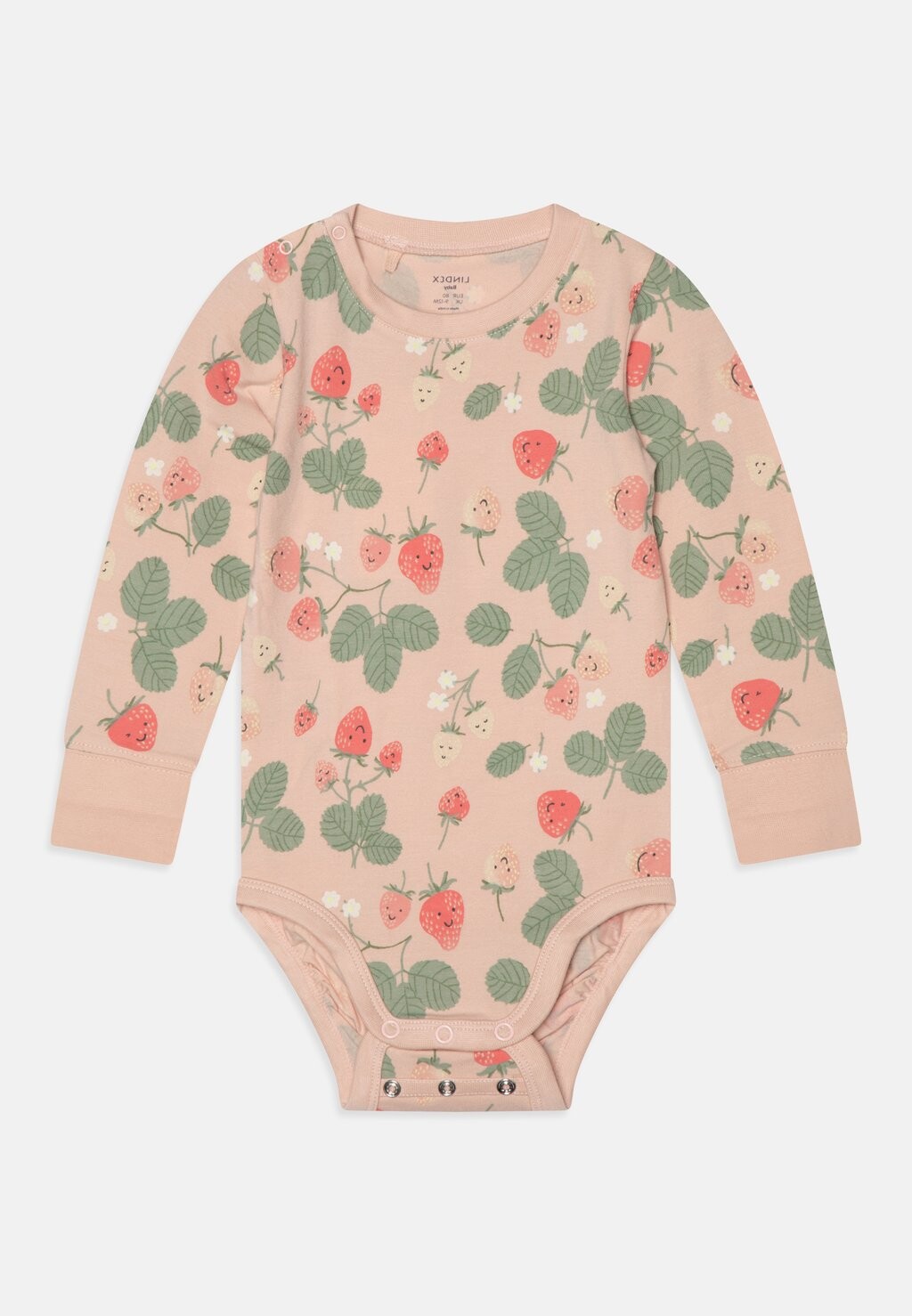 

Топ с длинными рукавами STRAWBERRIES UNISEX Lindex, цвет light dusty pink