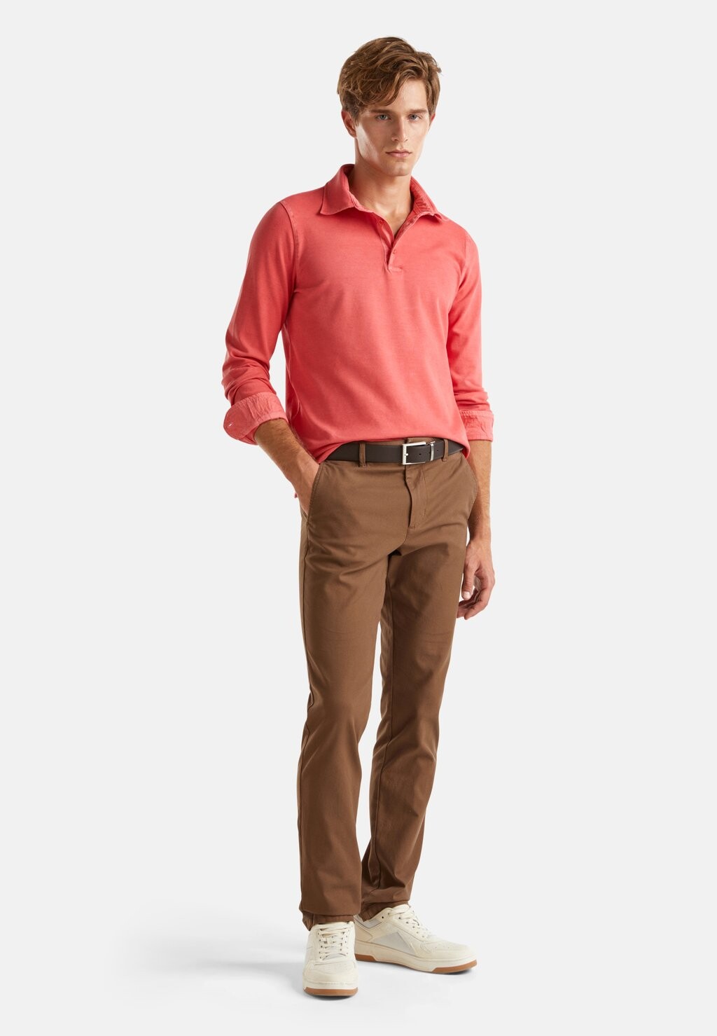 

Чиносы SLIM FIT United Colors of Benetton, коричневый