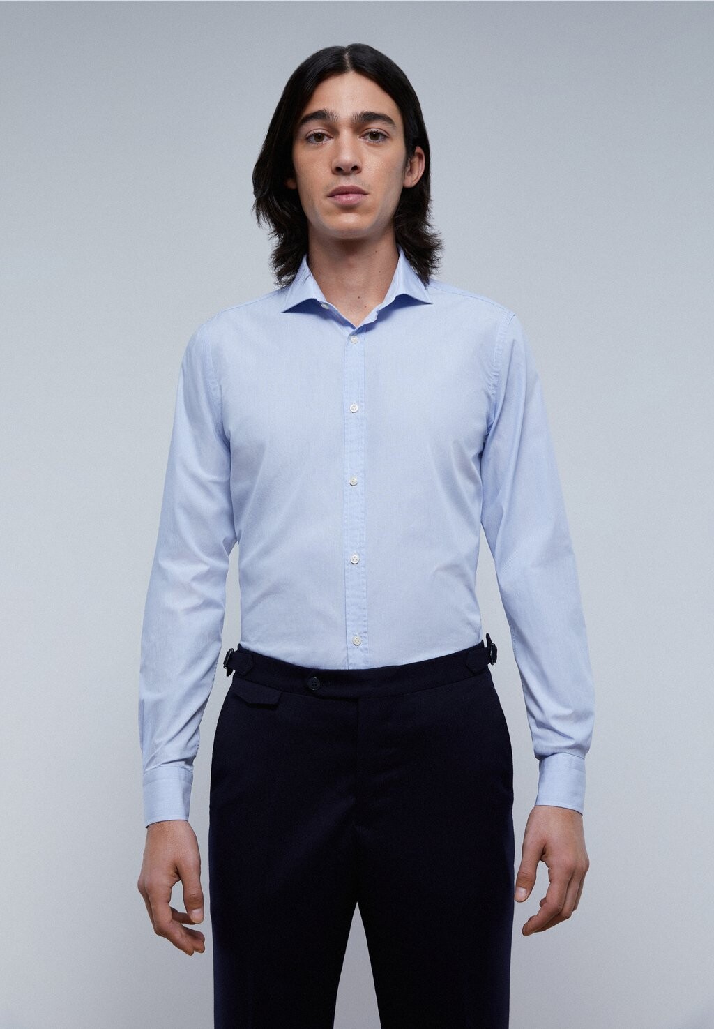 

Элегантная рубашка Fancy Class Scalpers, цвет light blue stripes
