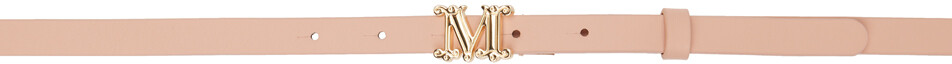 

Розовый ремень с монограммой Max Mara