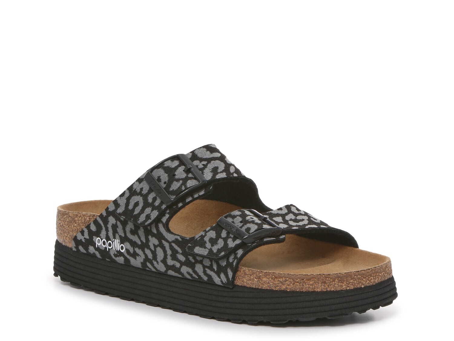 

Босоножки Birkenstock Papillio от Arizona на платформе, черный/серый