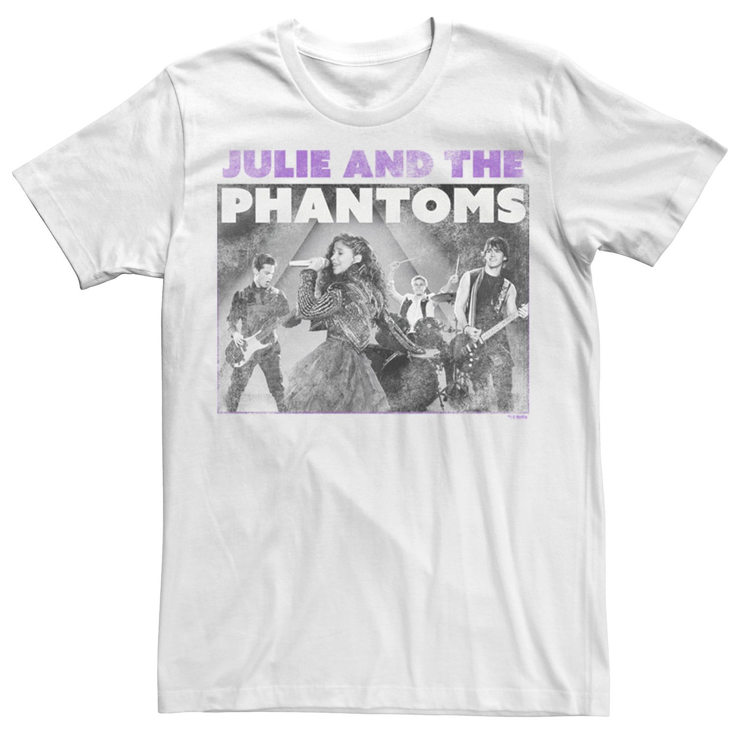 Мужская футболка с плакатом Julie And The Phantoms Julie Band Licensed Character