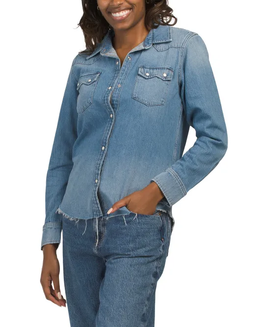 

Западная рубашка Lucky Brand, цвет Smokin Hot Cut