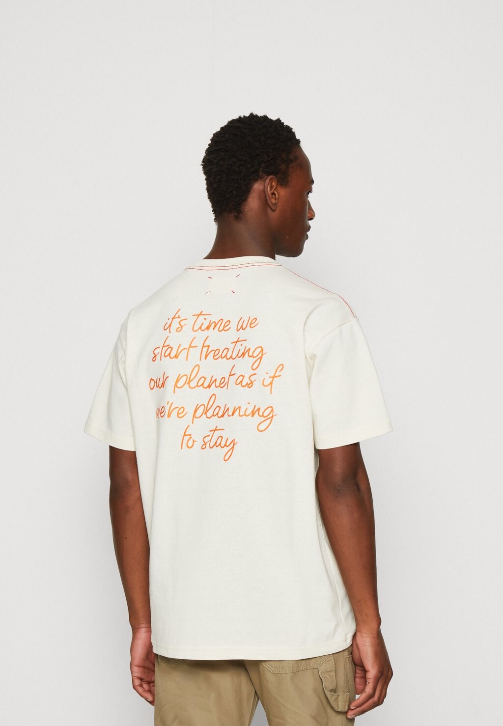 

Футболка с принтом KnowledgeCotton Apparel, песочный