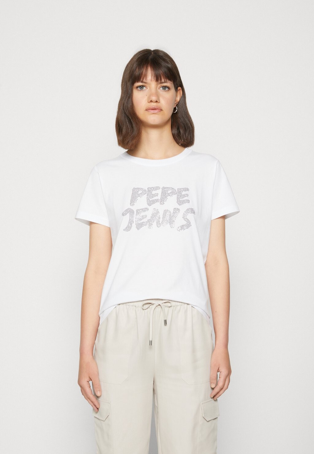 

Футболка с принтом Pepe Jeans, белый