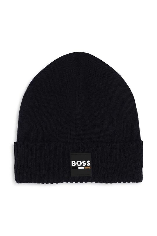

Детская шапка из смесовой шерсти Boss, темно-синий