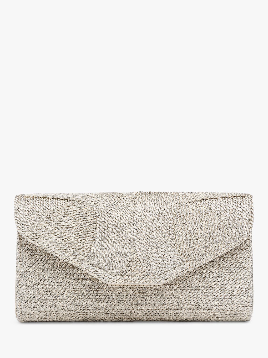 

Клатч LKBennett Lucia Rope с люрексом, мягкое золото
