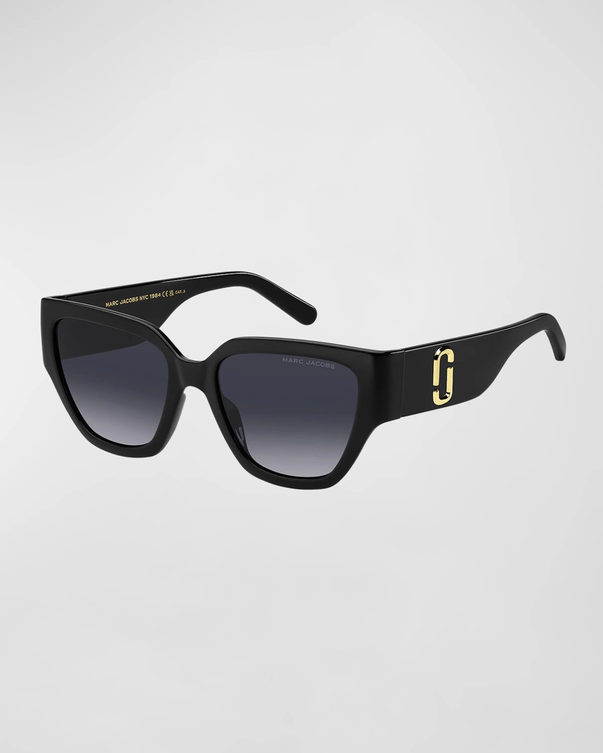

Marc 724S Солнцезащитные очки «кошачий глаз» с пропионатом Marc Jacobs, цвет Black
