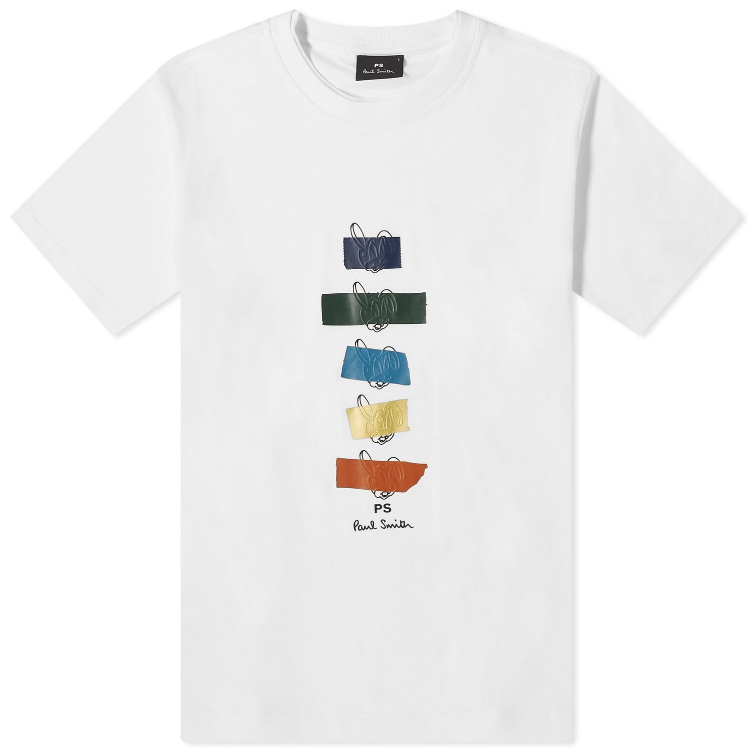 

Футболка Paul Smith Taped Rabbits, белый
