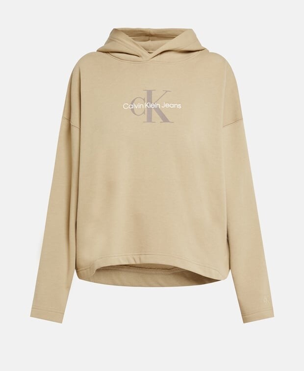

Толстовка с капюшоном Calvin Klein, бежевый