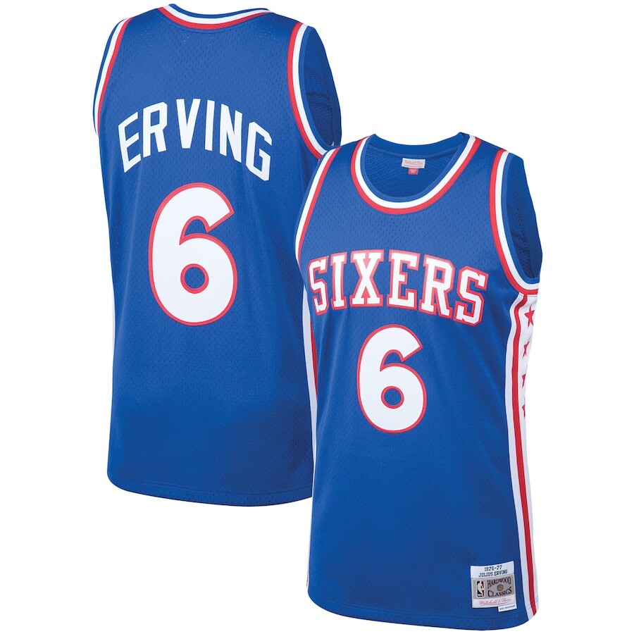 

Джерси Mitchell & Ness Philadelphia 76Ers, роял