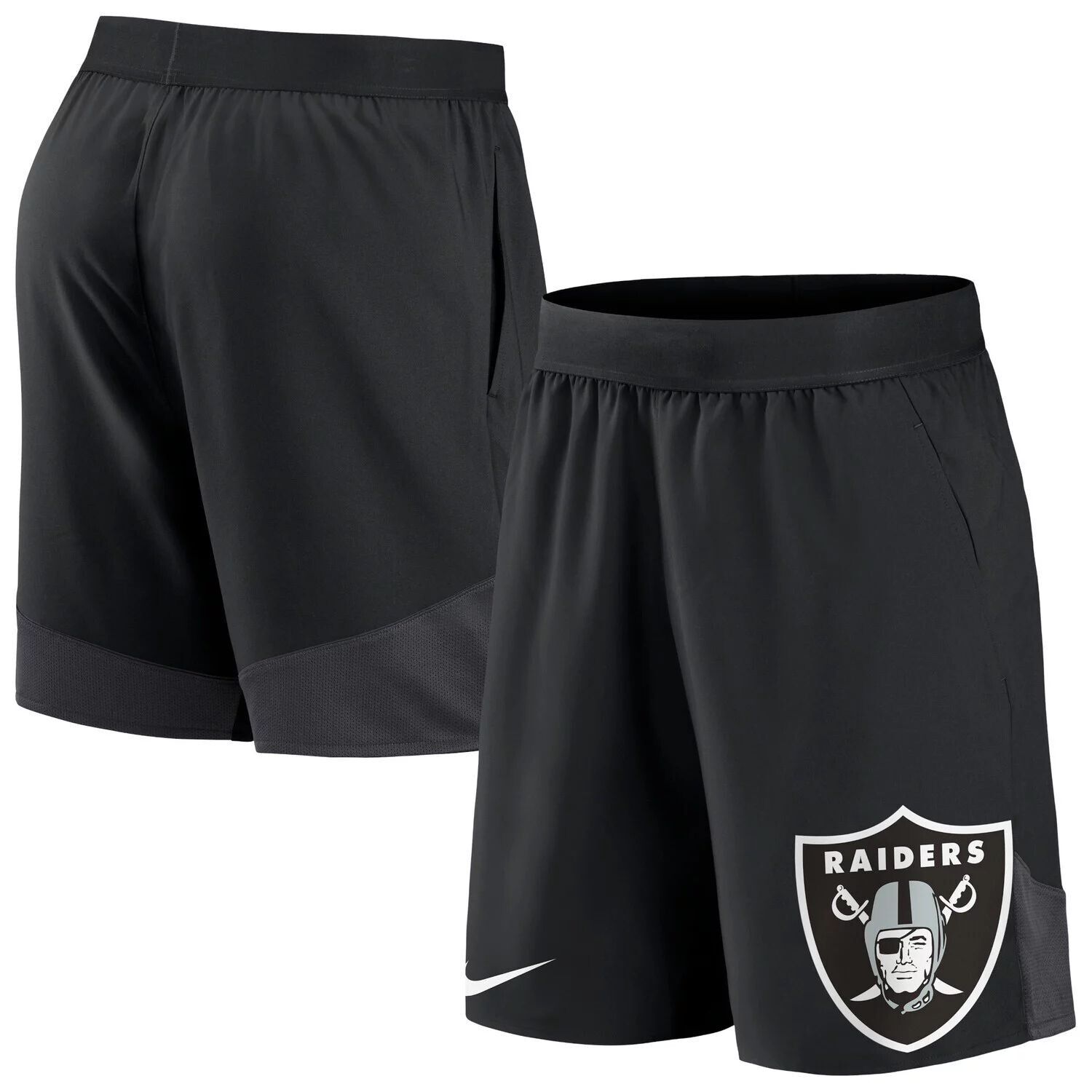 

Мужские черные эластичные спортивные шорты Las Vegas Raiders Nike