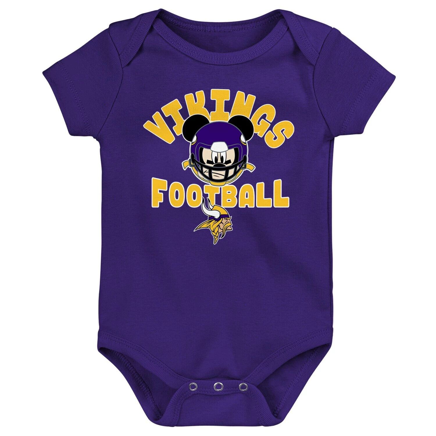 

Фиолетовый боди Minnesota Vikings Disney Lil Champ для новорожденных Outerstuff