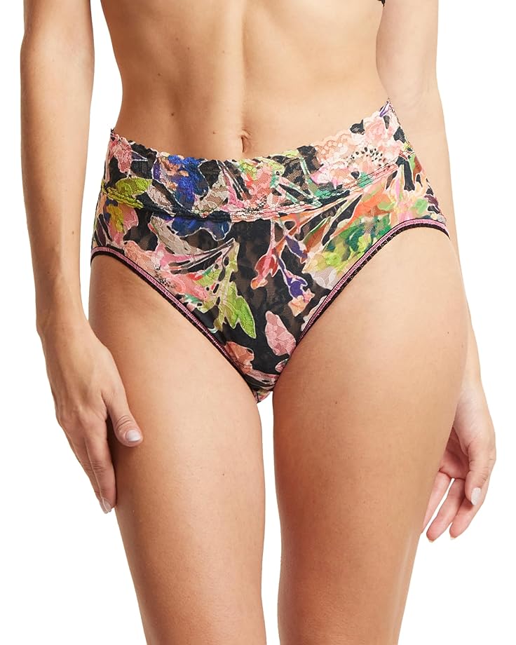 Трусы Hanky Panky Signature Lace Printed French, цвет Unapologetic