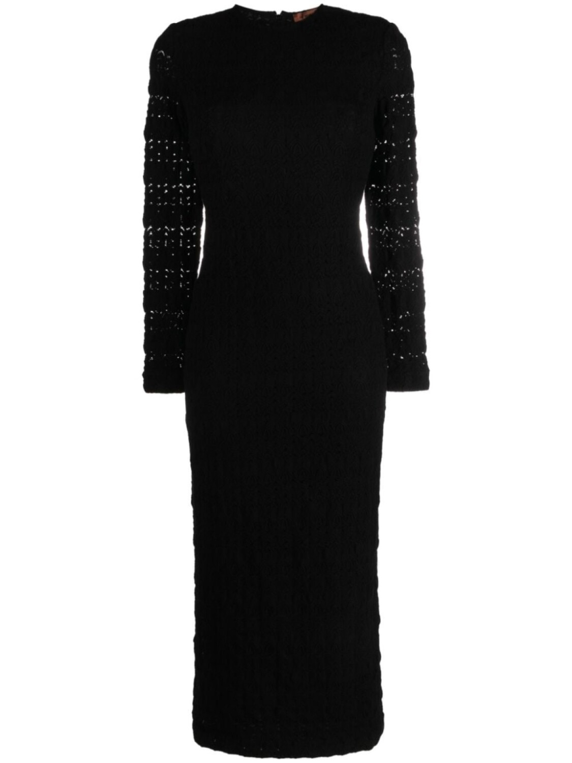 

Missoni open-knit midi dress, черный