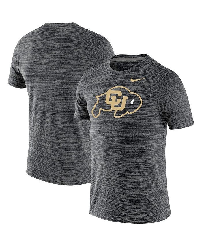 

Мужская черная футболка Colorado Buffaloes Big and Tall Velocity Performance Nike, черный