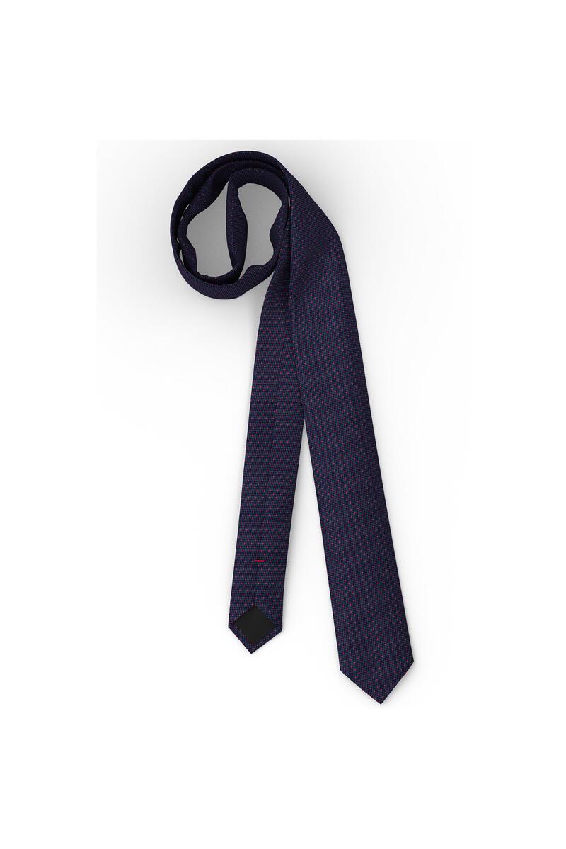 Галстук 6см HUGO, темно-синий галстук хаки черно серый 6см