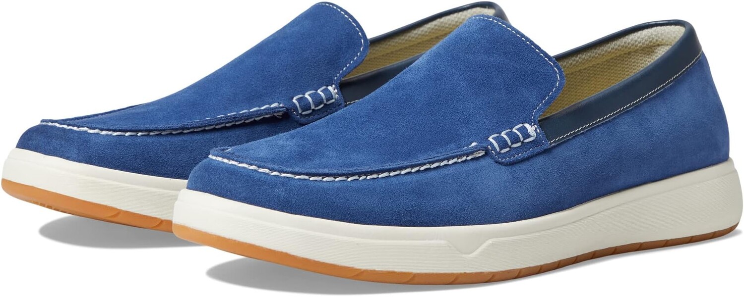 

Лоферы Heist Moc Toe Venetian Loafer Florsheim, цвет Blue Suede