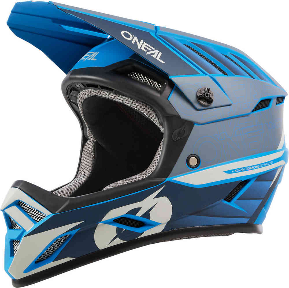 Шлем для скоростного спуска Backflip Eclipse Oneal, серый/синий