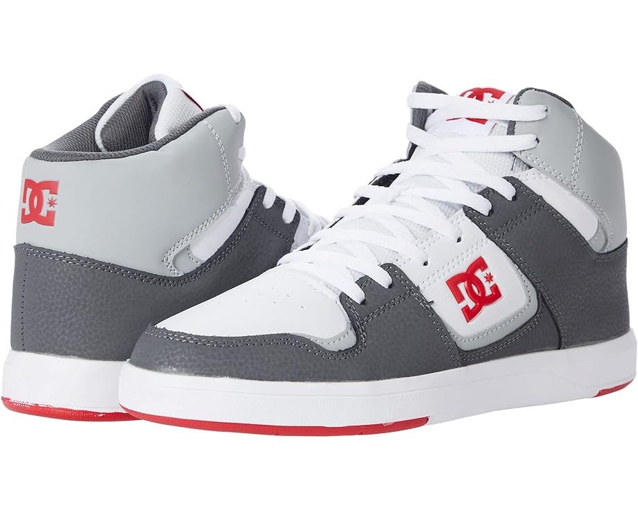 Кроссовки DC Cure Casual High-Top Skate Shoes Sneakers, цвет White/Grey/Red