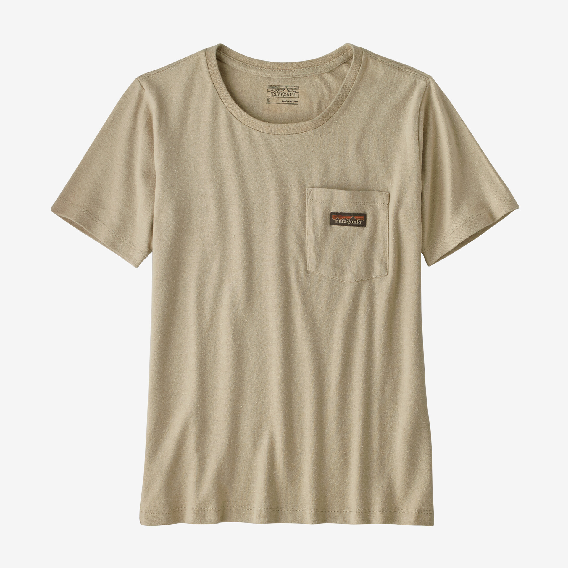 Женская футболка с рабочим карманом Patagonia, цвет Pumice