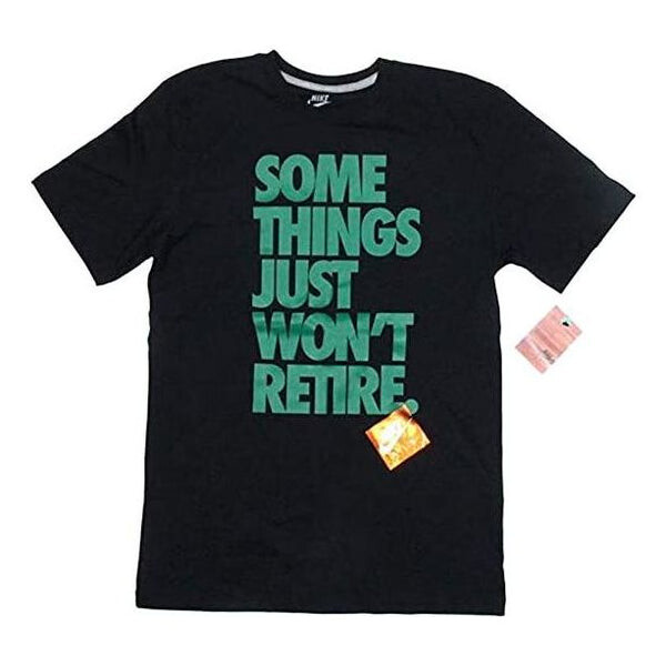 

Футболка Nike Some Things T-shirt 'Black Green', черный