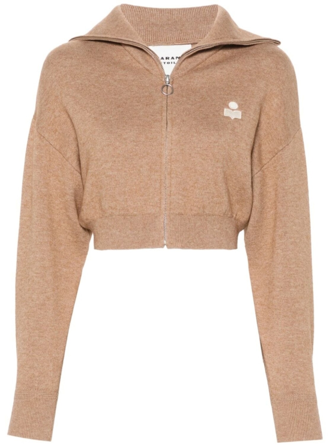 

Marant Étoile кардиган Oxane с вышитым логотипом, коричневый