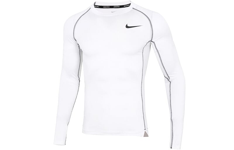 

Мужская толстовка с круглым вырезом Nike Pro Dri-fit, белая