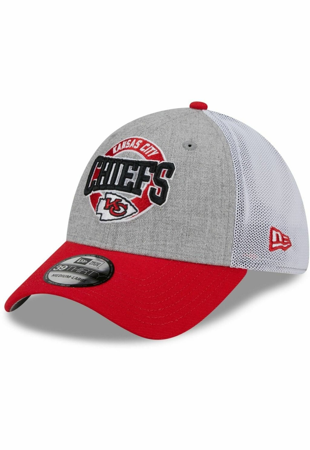 

Бейсболка 39THIRTY STRETCH KANSAS CITY CHIEFS New Era, цвет grey