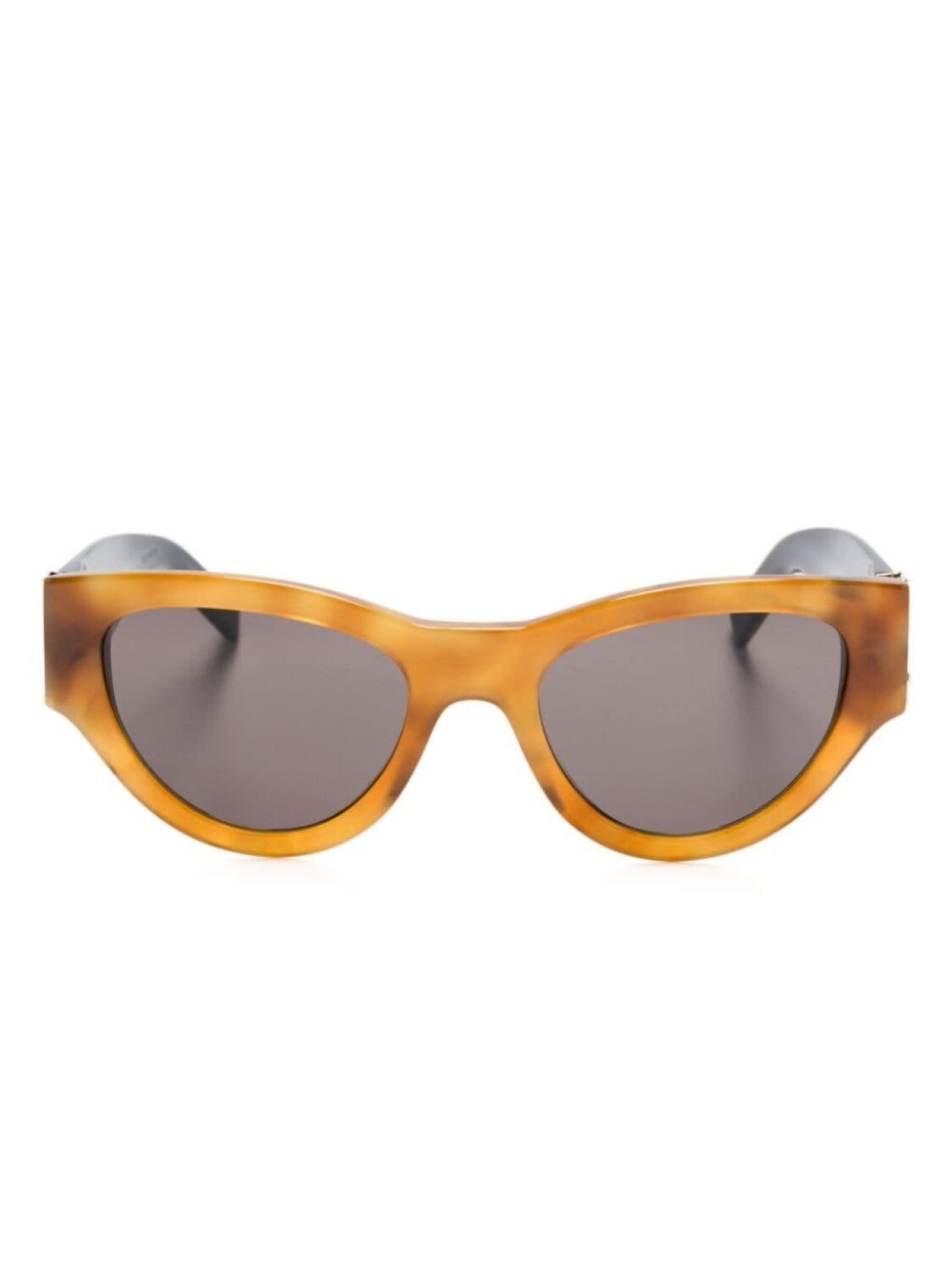 

Saint Laurent Eyewear солнцезащитные очки в оправе 'кошачий глаз', коричневый