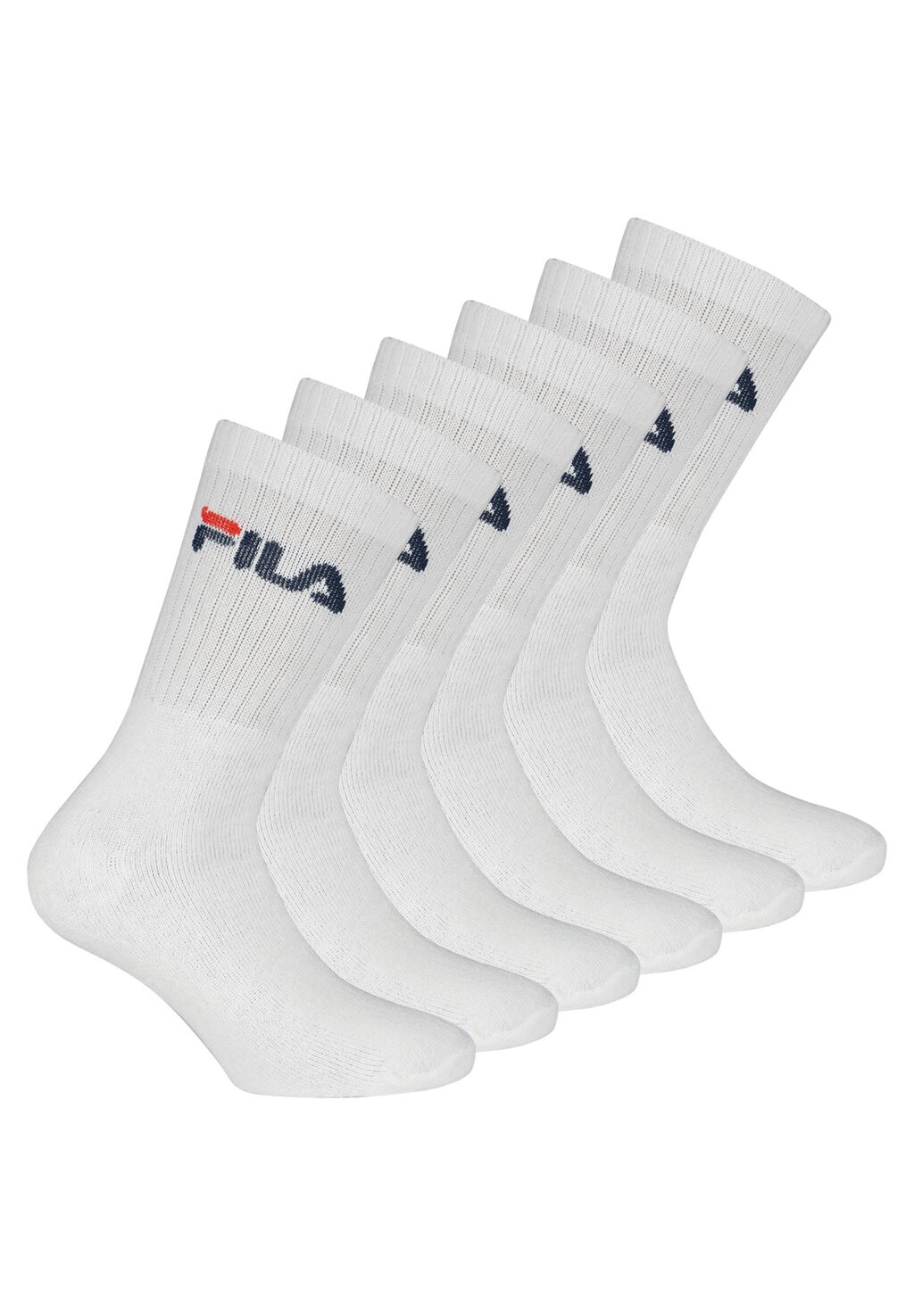 

Носки UNISEX CREW 6 PACK Fila, цвет white