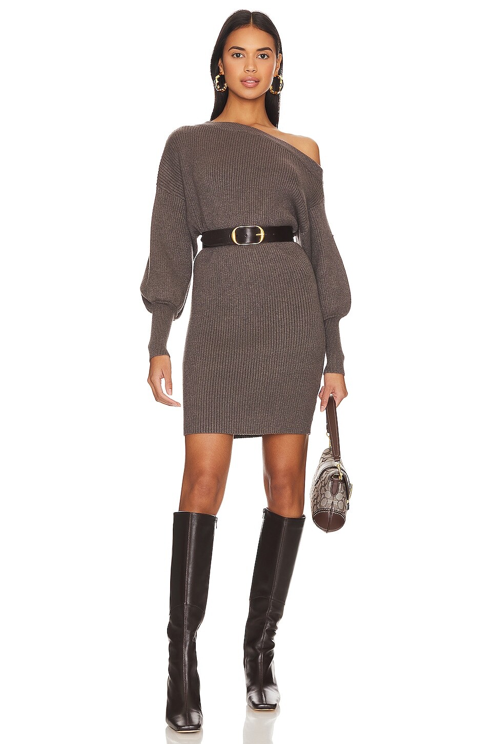 

Платье Line & Dot Emma Sweater, серый