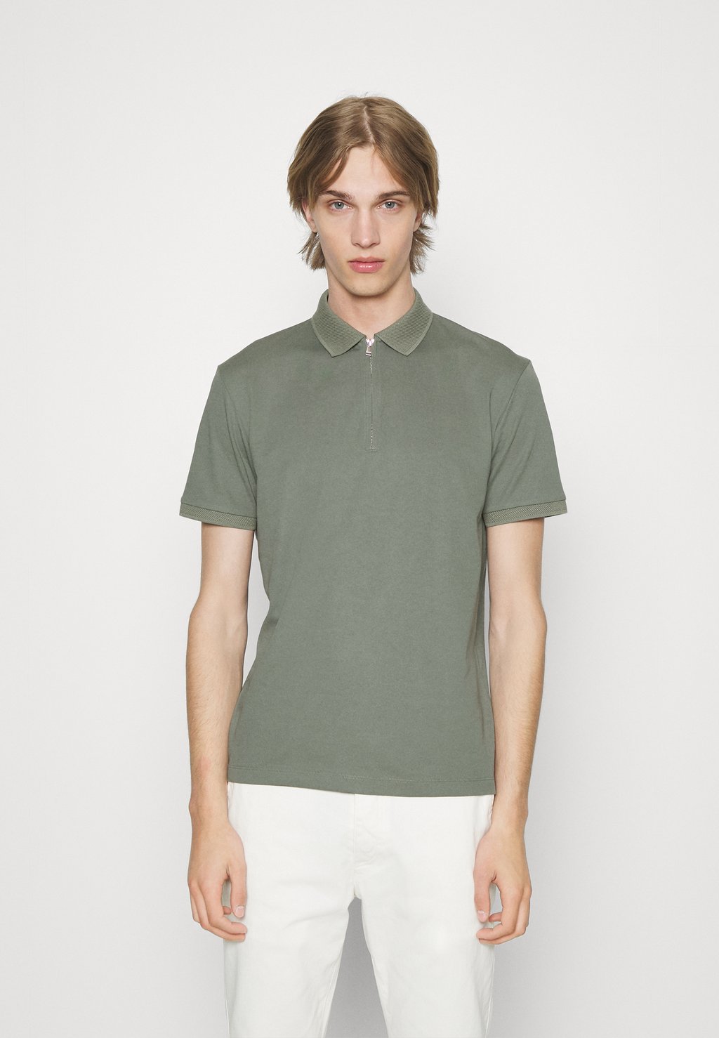 Polo Slhfave Ss Selected, цвет agave green polo ss