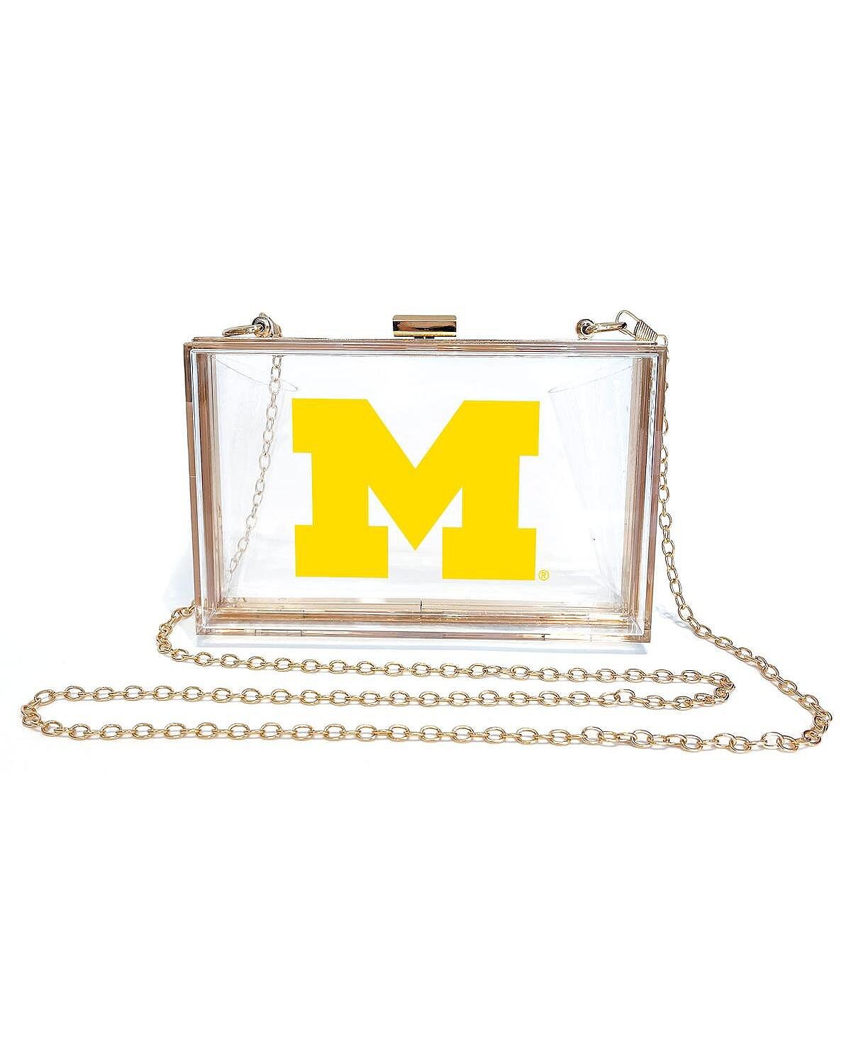 

Женская прозрачная сумка через плечо Michigan Wolverines Allure Logo Brands