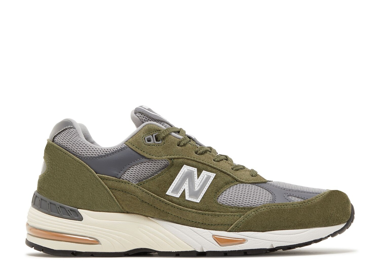 

Кроссовки New Balance 991 Made In England 'Green Grey', зеленый