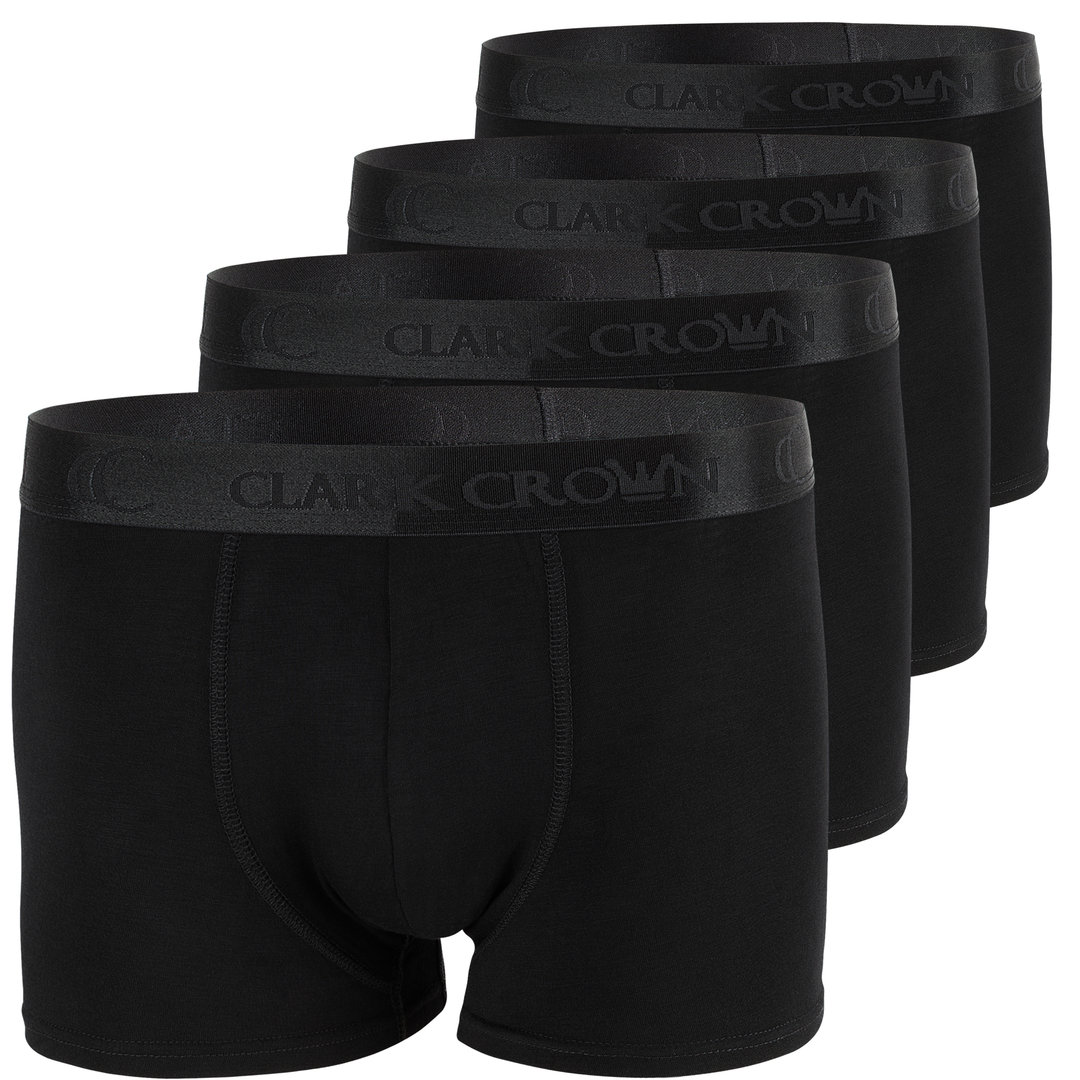 Боксеры Clark Crown Bambus-Boxershorts 4 шт, черный