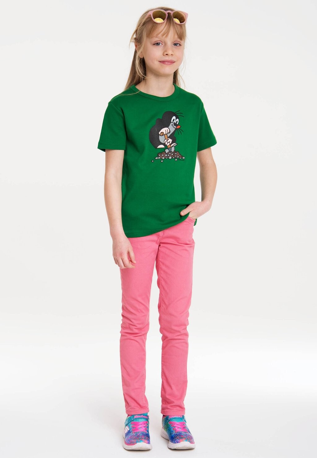 

Футболка с принтом Maulwurf Der Kleine LOGOSHIRT, цвет grün