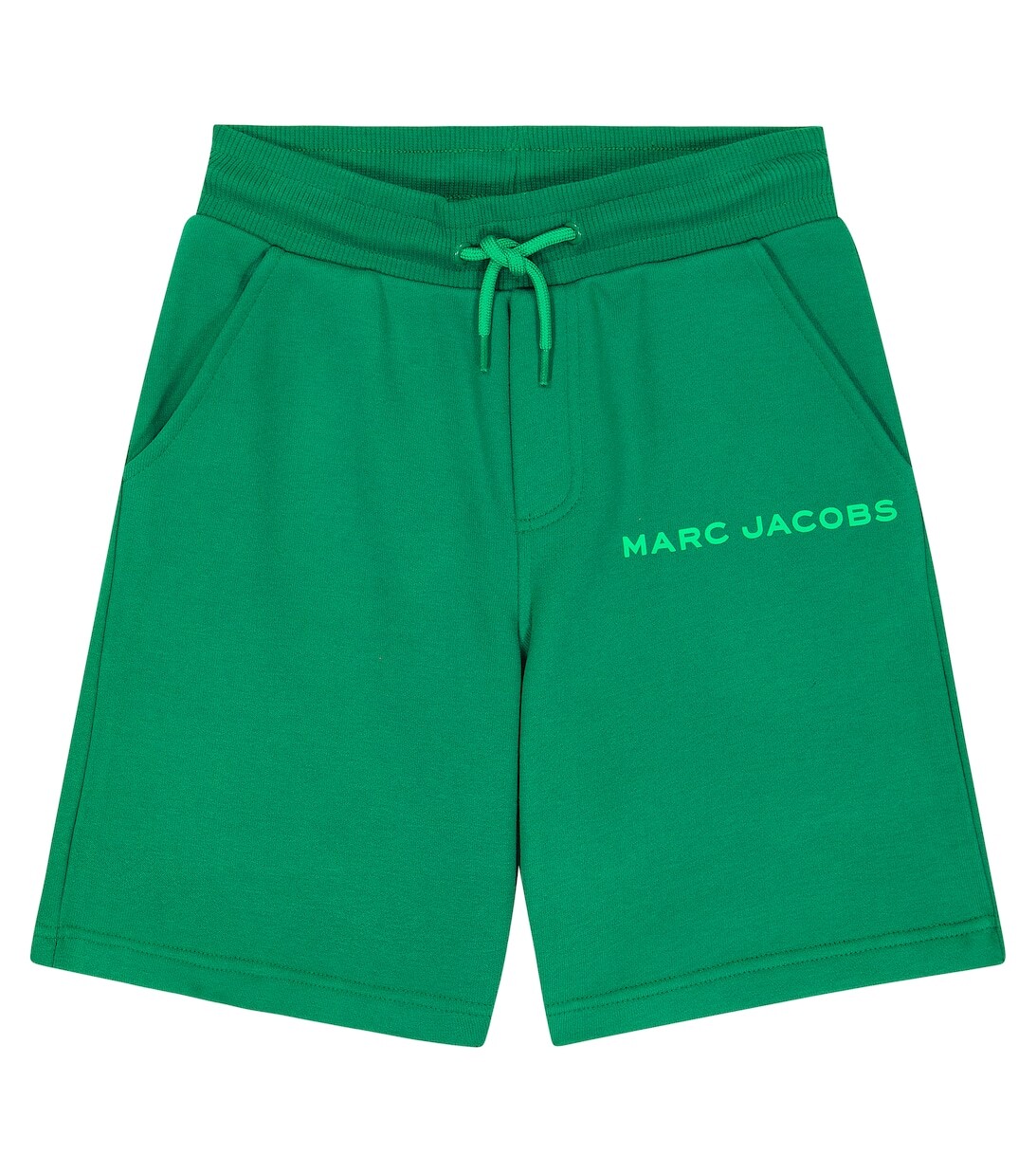 

Шорты из смесового хлопкового джерси с логотипом Marc Jacobs, зеленый