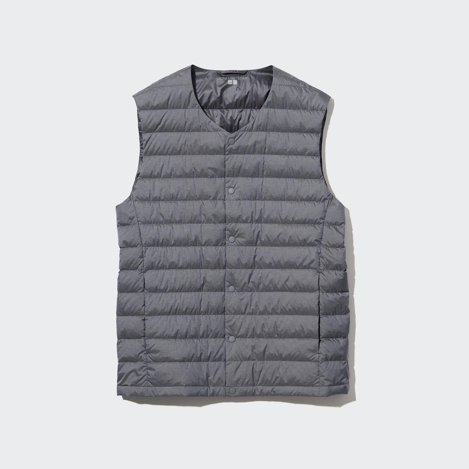 

Сверхлегкий компактный пуховик UNIQLO, серый